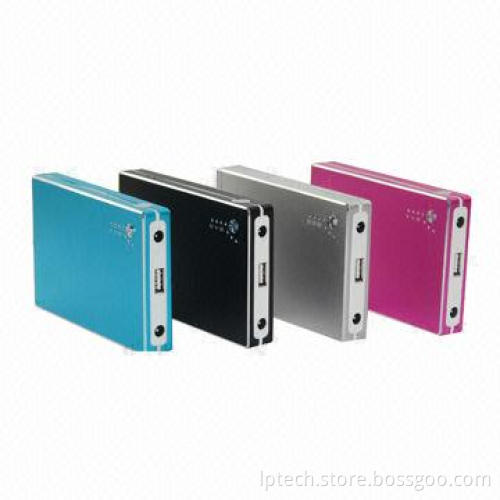 10,000mAh High-energy Power Banks, 5V/2A, 9V DC/2A, 12V/2A USB Output